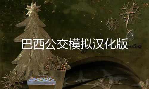 巴西公交模拟汉化版下载