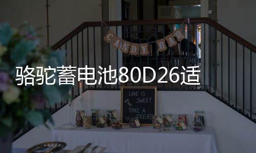 骆驼蓄电池80D26适配天籁凯美瑞汉兰达普拉多RAV4汽车电瓶12V70AH下载