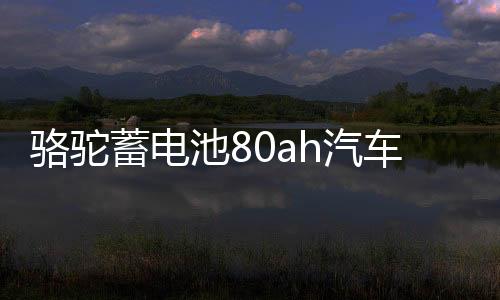 骆驼蓄电池80ah汽车启停电瓶适配雷克萨斯ES200/RX300RX200tRX350下载